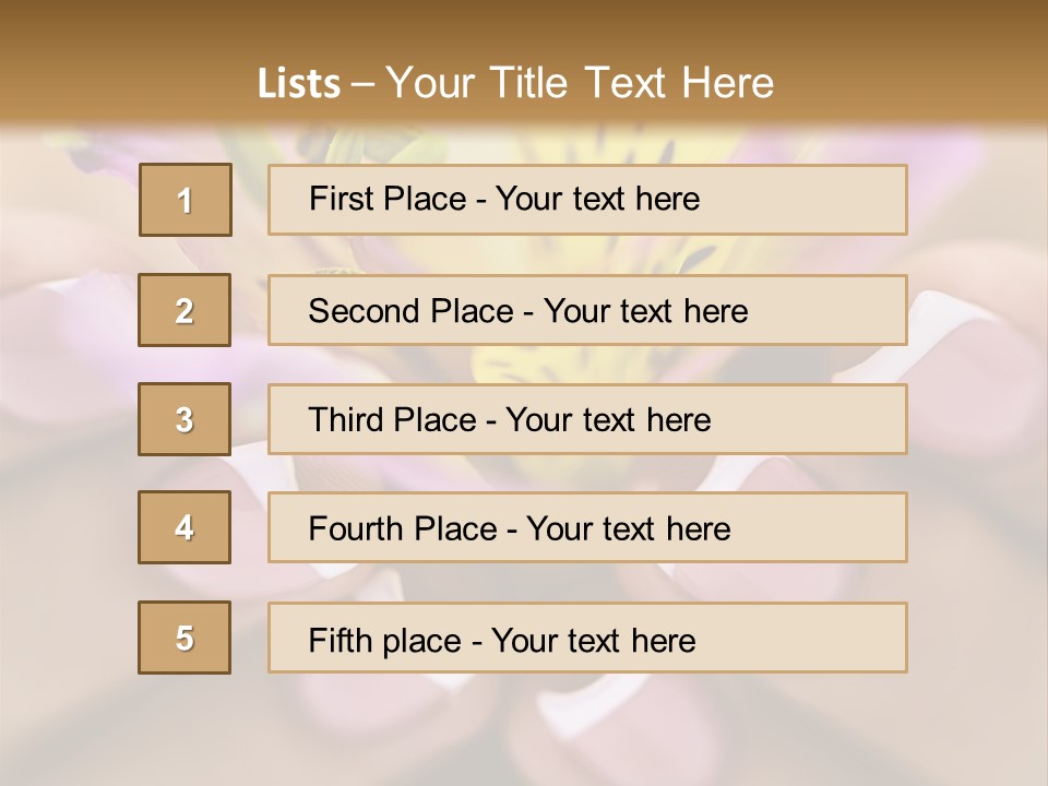 Elegance Macro Color PowerPoint Template