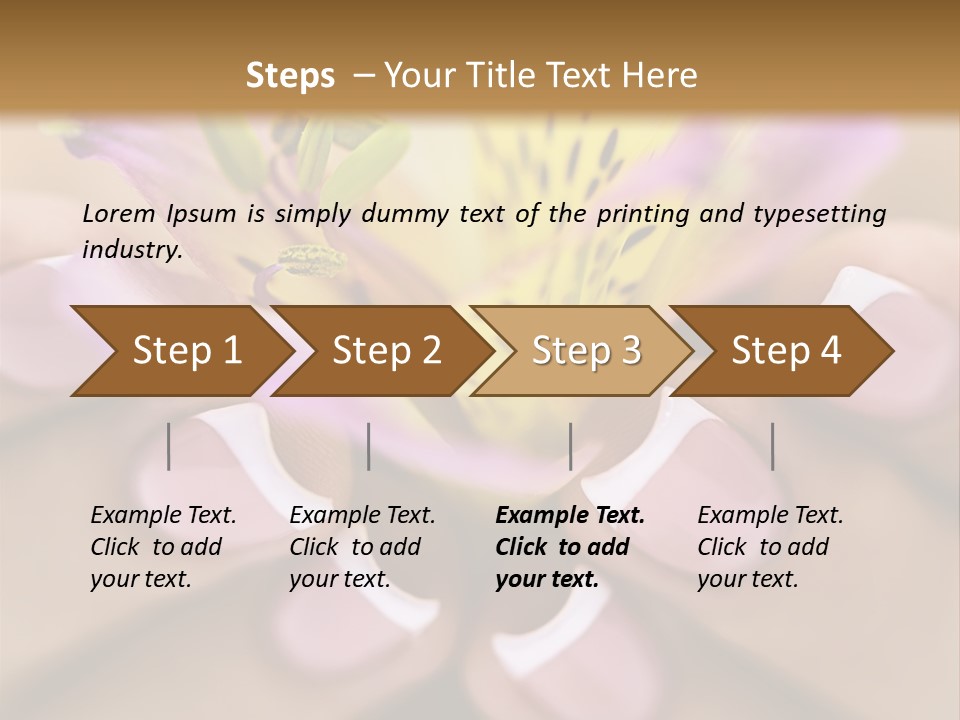Elegance Macro Color PowerPoint Template