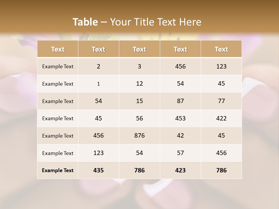Elegance Macro Color PowerPoint Template