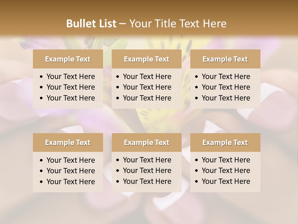 Elegance Macro Color PowerPoint Template