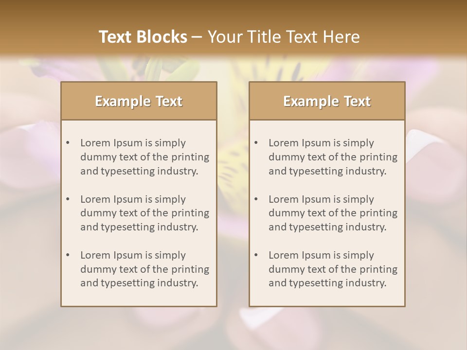 Elegance Macro Color PowerPoint Template