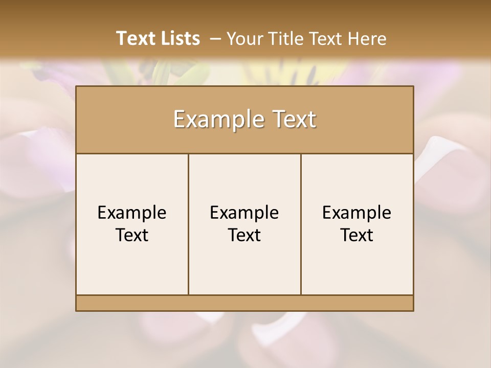 Elegance Macro Color PowerPoint Template