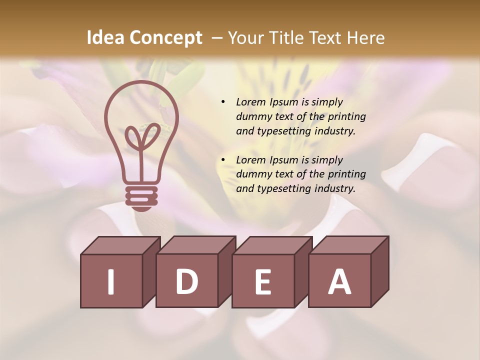 Elegance Macro Color PowerPoint Template