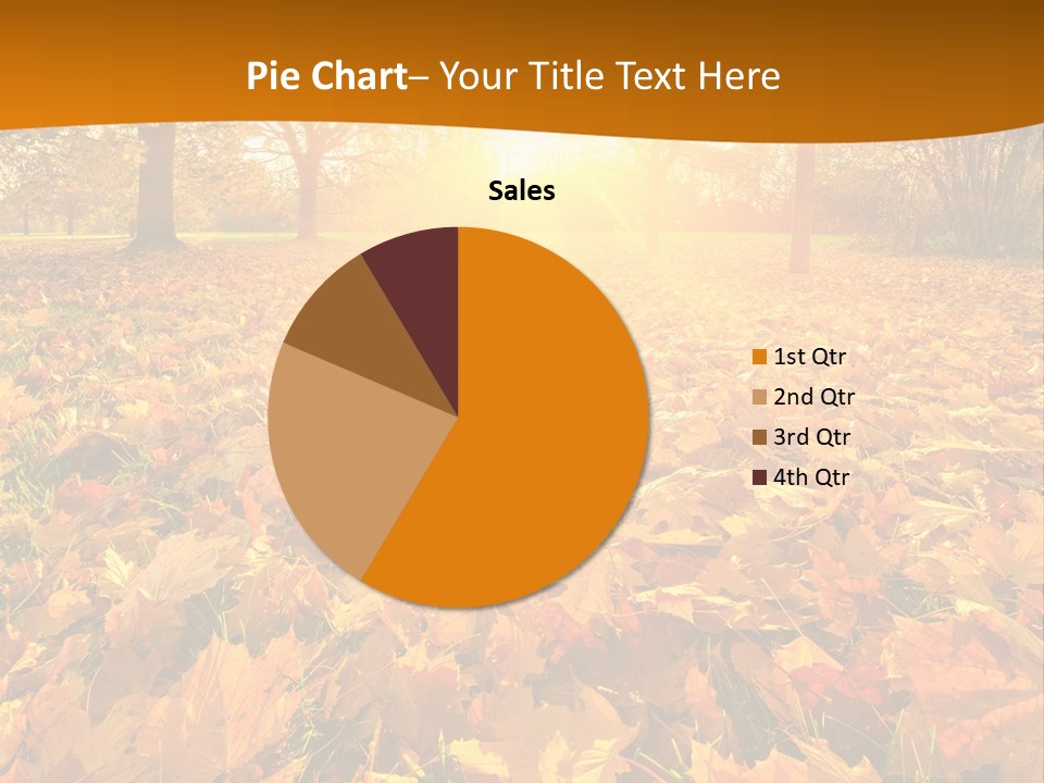 Landscape Autumn Yellow PowerPoint Template