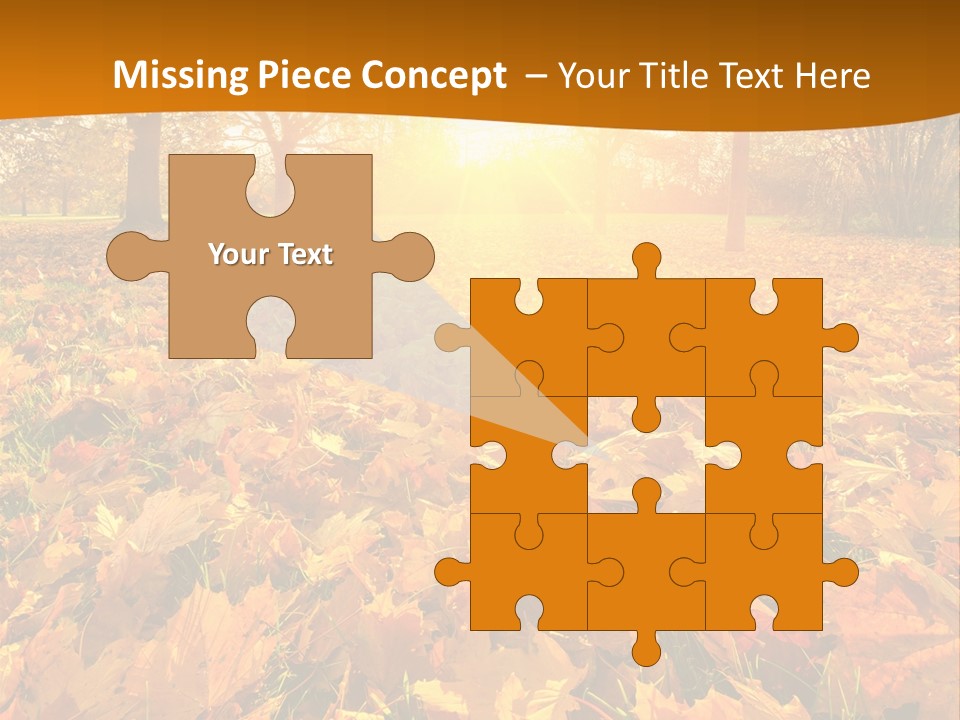 Landscape Autumn Yellow PowerPoint Template