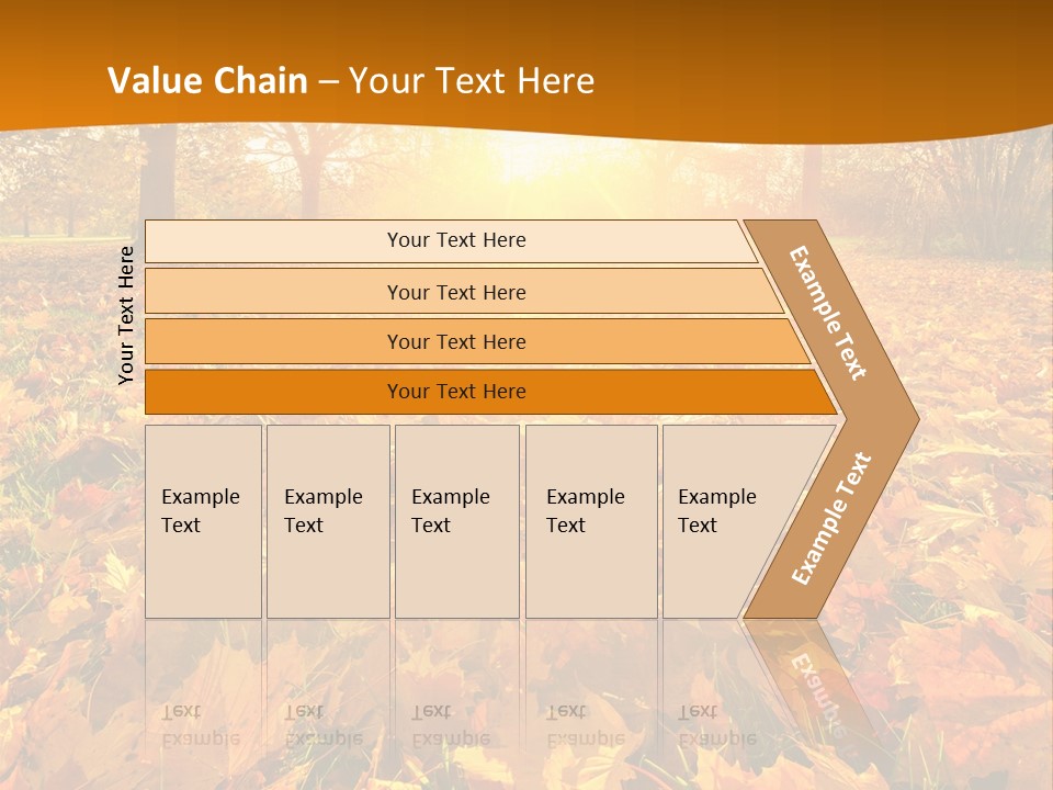 Landscape Autumn Yellow PowerPoint Template