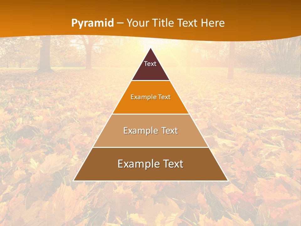 Landscape Autumn Yellow PowerPoint Template