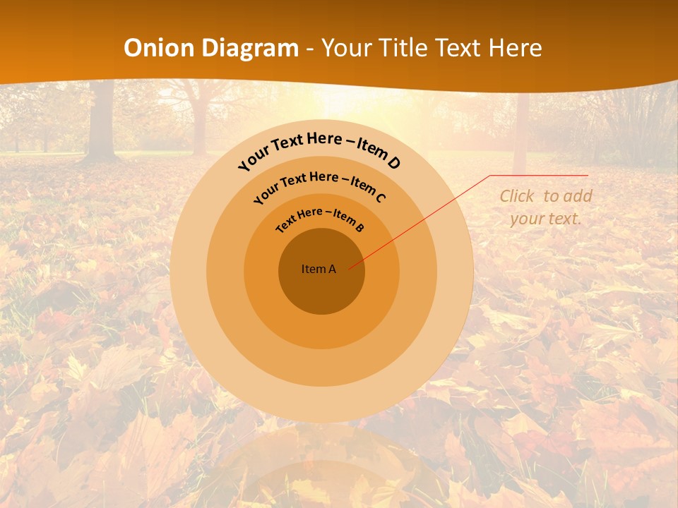 Landscape Autumn Yellow PowerPoint Template