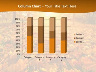 Landscape Autumn Yellow PowerPoint Template