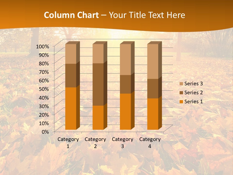 Landscape Autumn Yellow PowerPoint Template