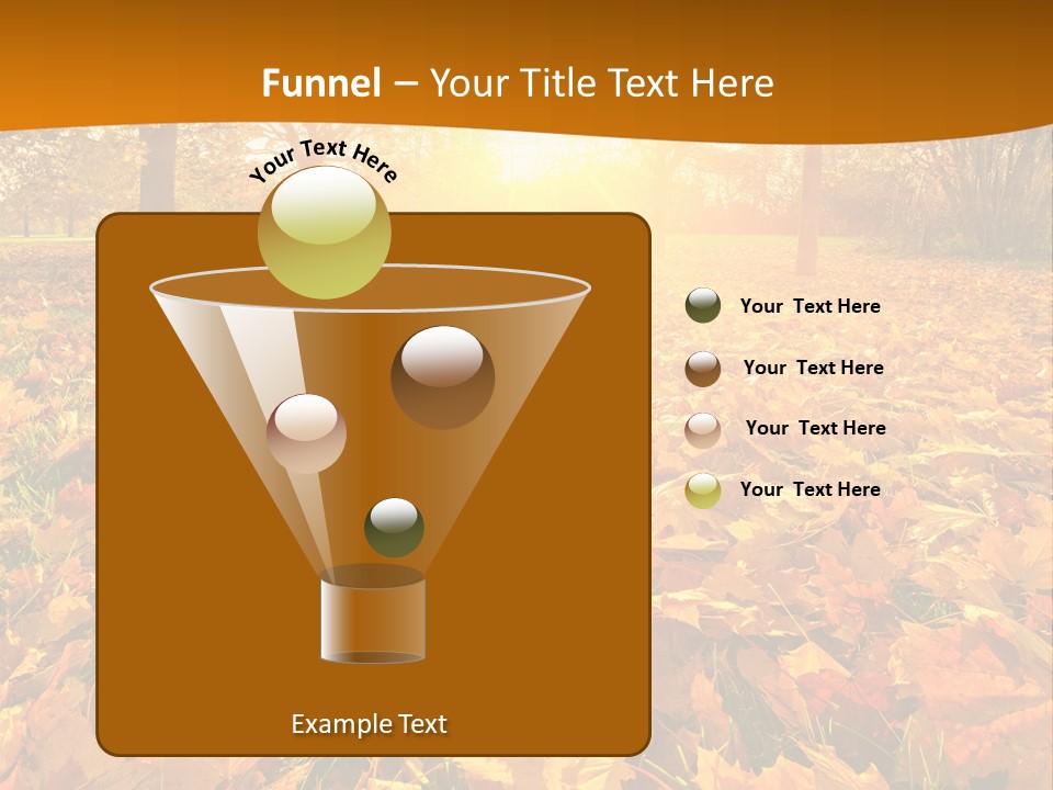 Landscape Autumn Yellow PowerPoint Template