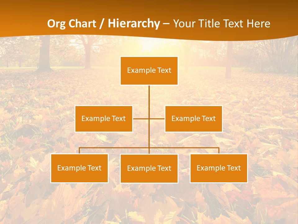 Landscape Autumn Yellow PowerPoint Template