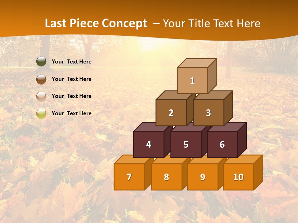 Landscape Autumn Yellow PowerPoint Template