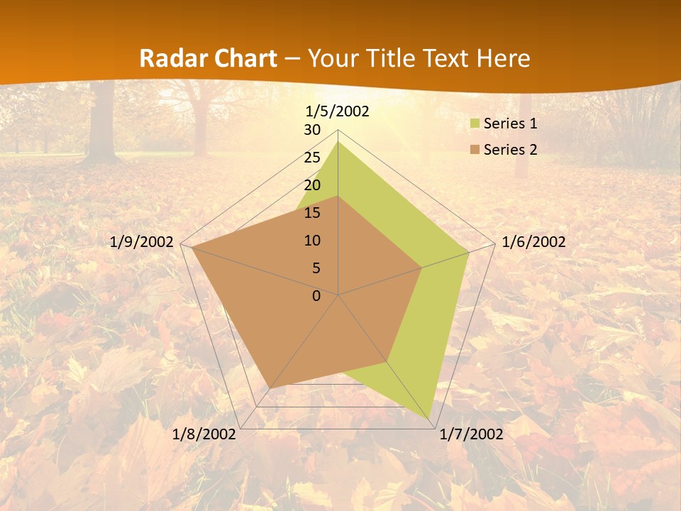 Landscape Autumn Yellow PowerPoint Template