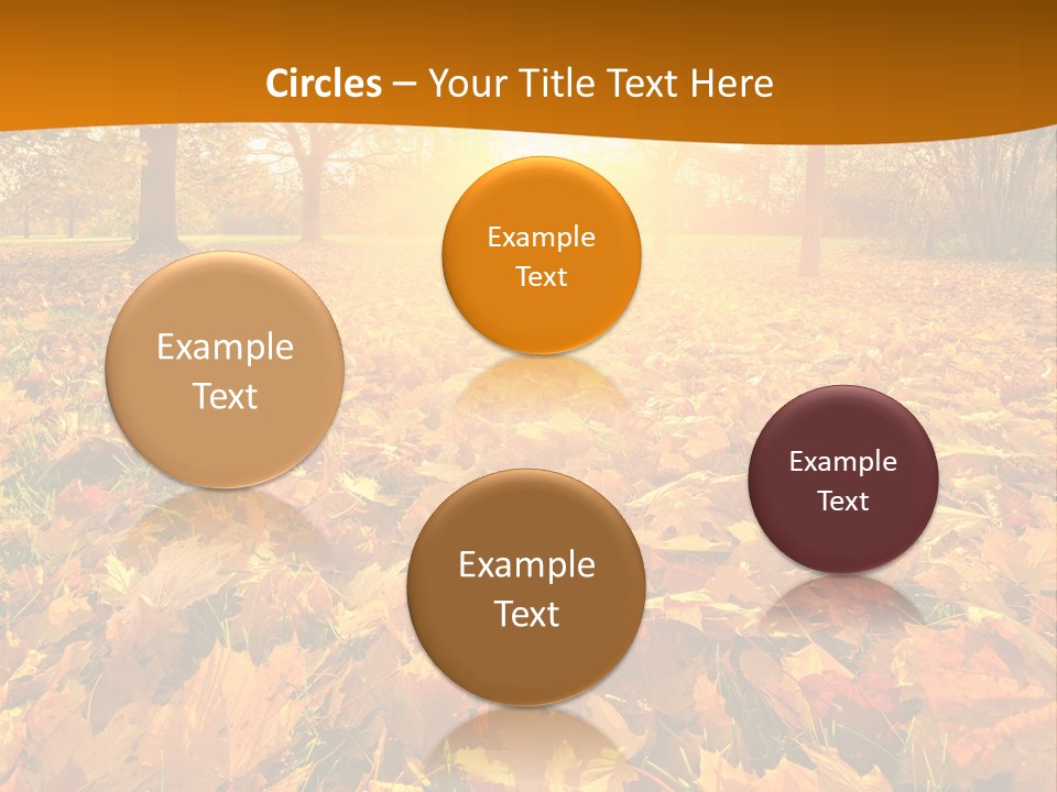 Landscape Autumn Yellow PowerPoint Template