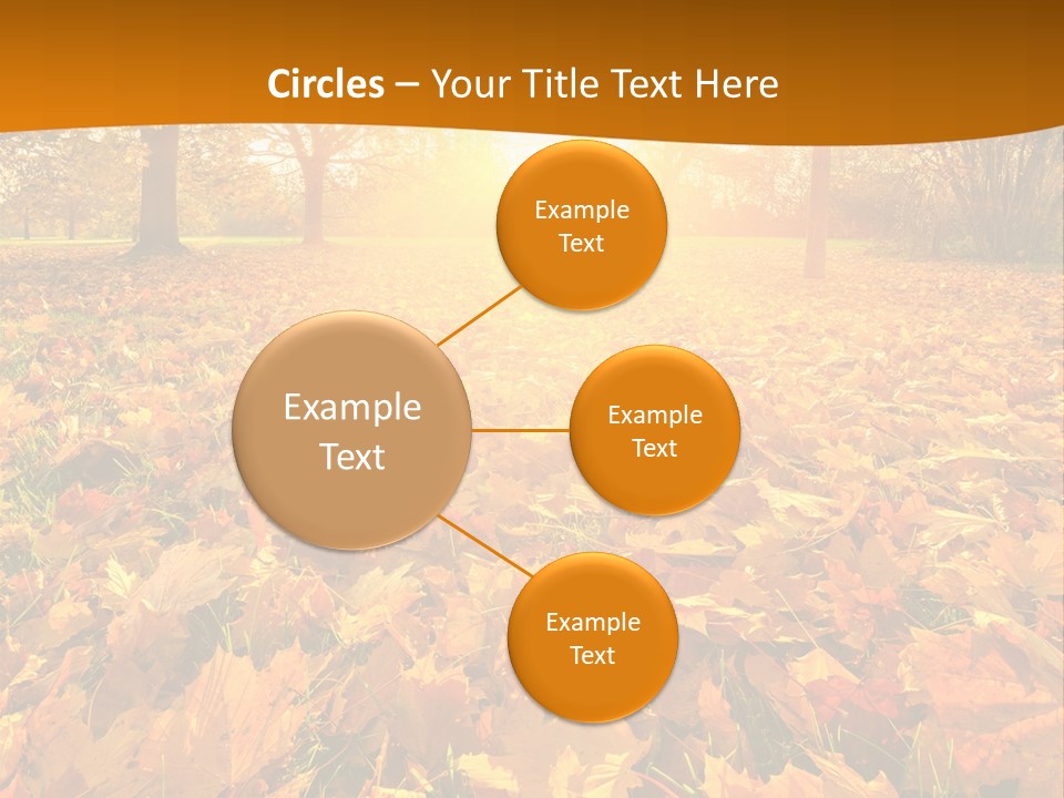 Landscape Autumn Yellow PowerPoint Template