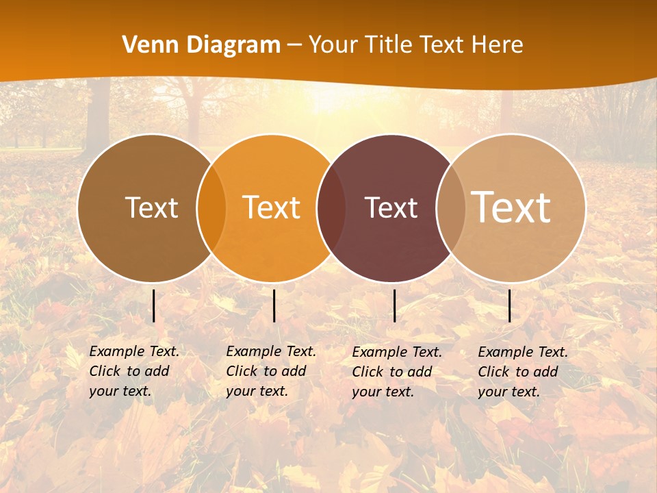 Landscape Autumn Yellow PowerPoint Template