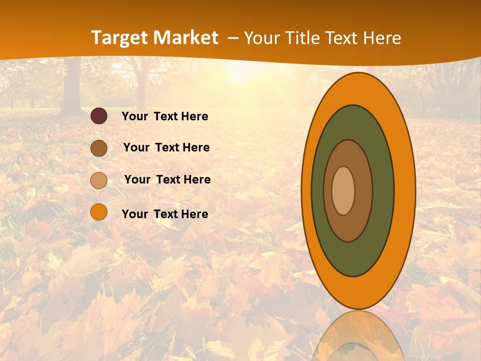 Landscape Autumn Yellow PowerPoint Template