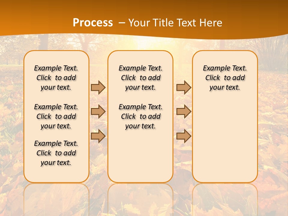 Landscape Autumn Yellow PowerPoint Template