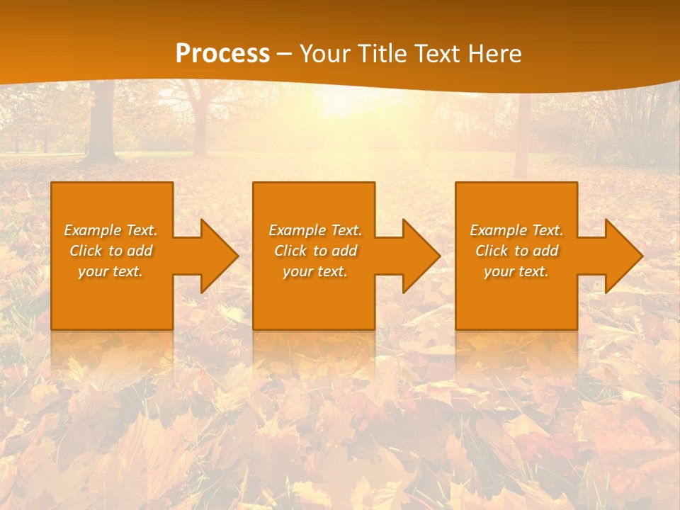 Landscape Autumn Yellow PowerPoint Template