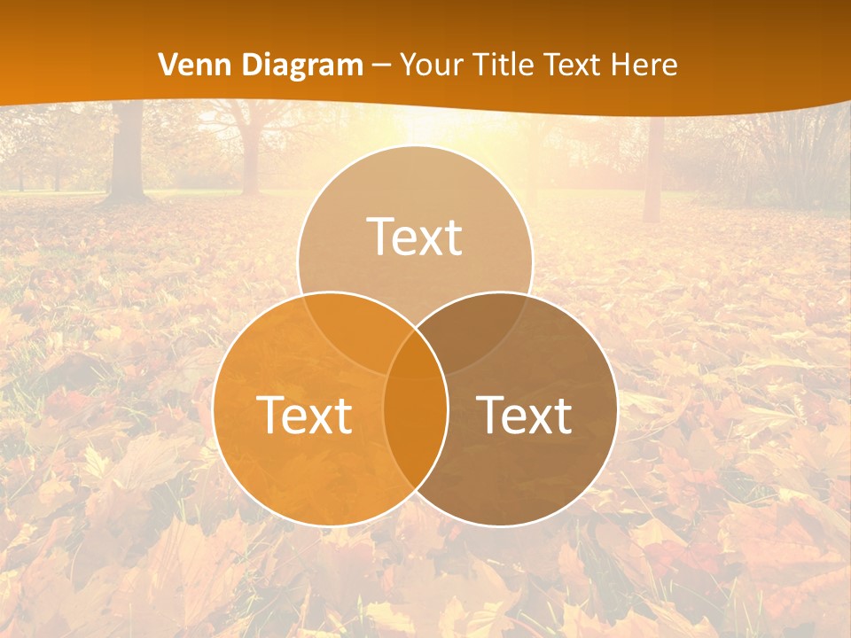 Landscape Autumn Yellow PowerPoint Template