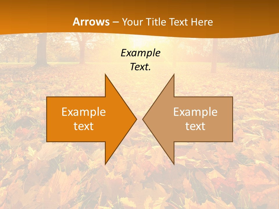 Landscape Autumn Yellow PowerPoint Template