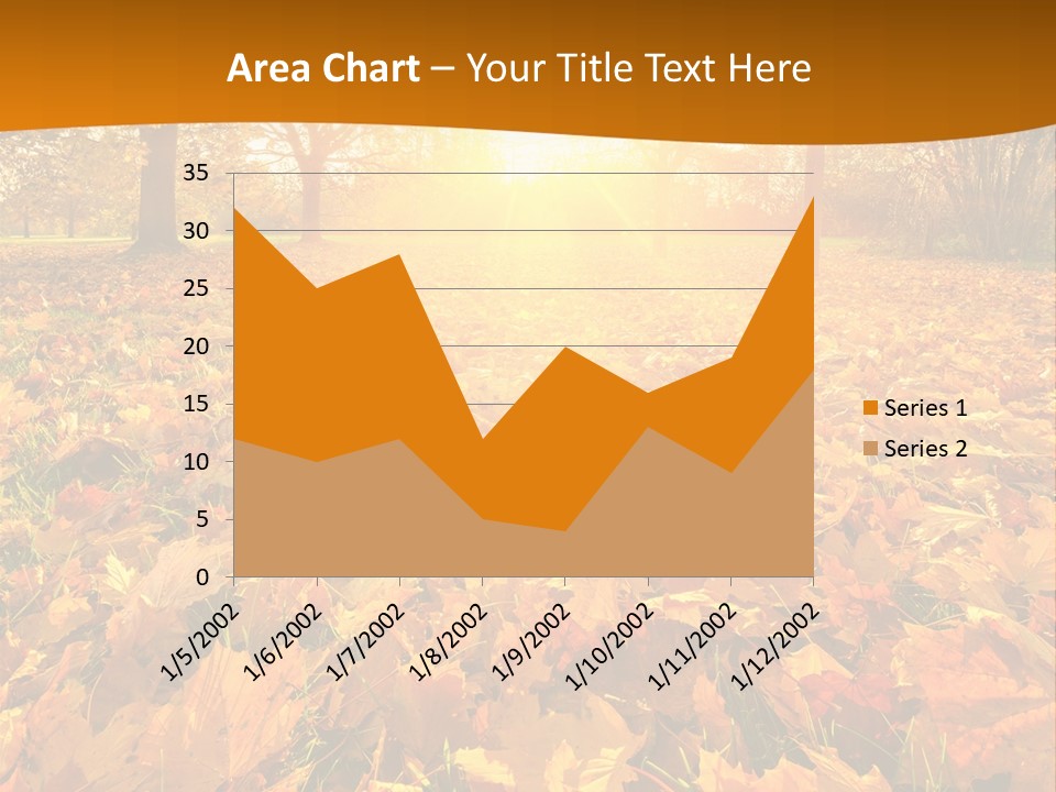 Landscape Autumn Yellow PowerPoint Template