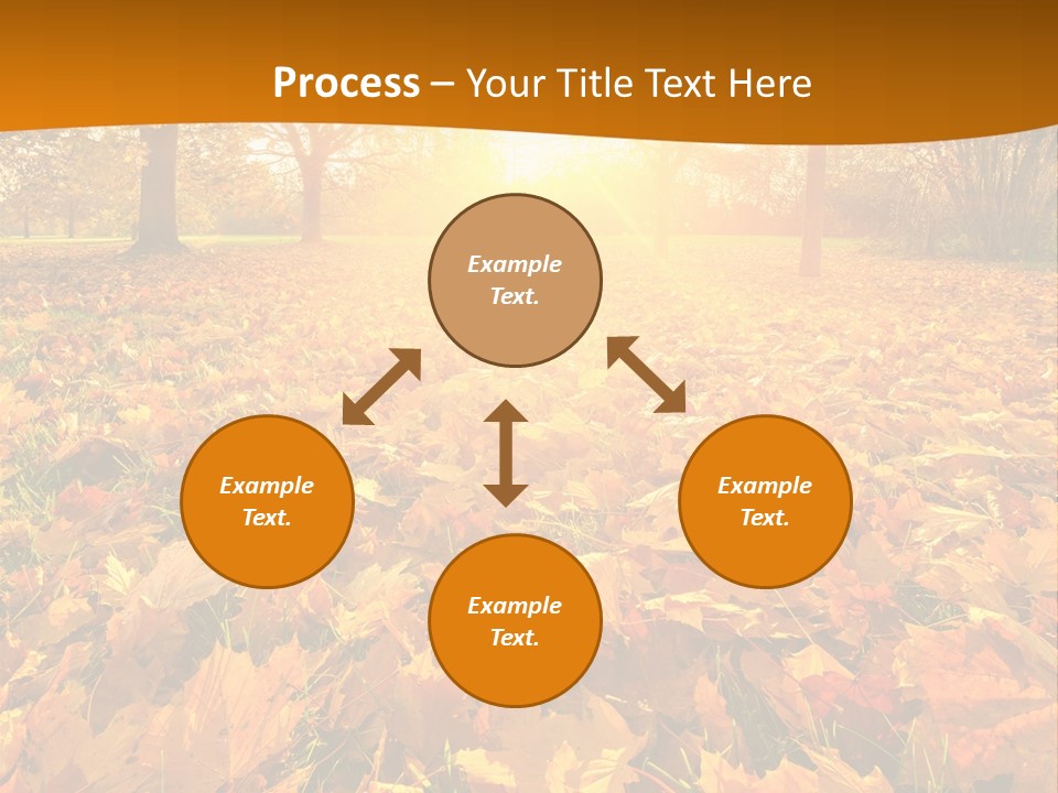 Landscape Autumn Yellow PowerPoint Template