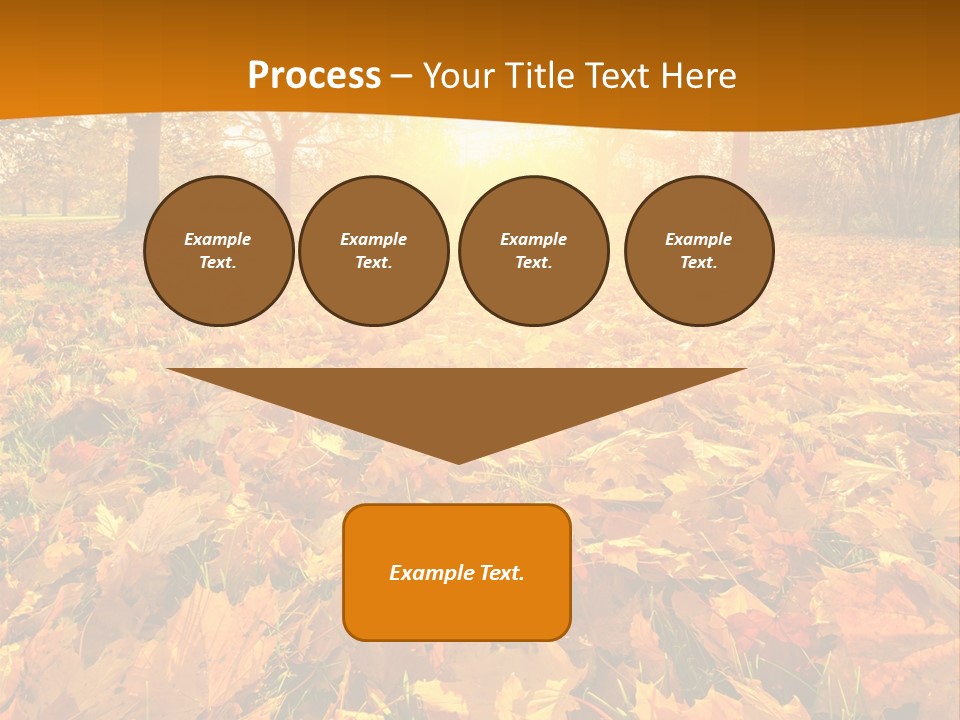 Landscape Autumn Yellow PowerPoint Template