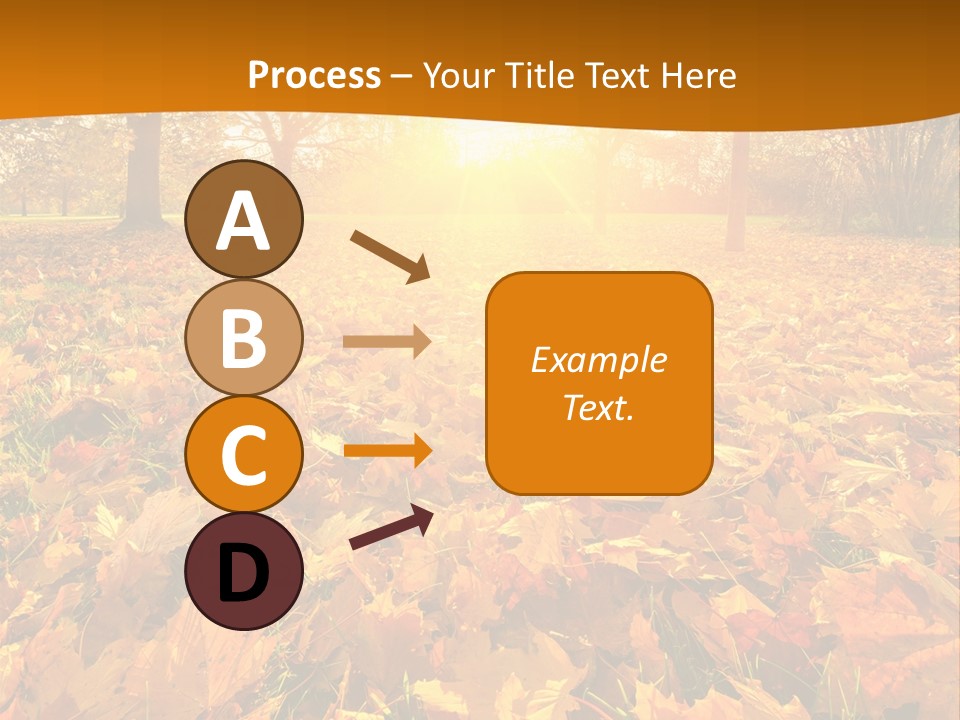 Landscape Autumn Yellow PowerPoint Template