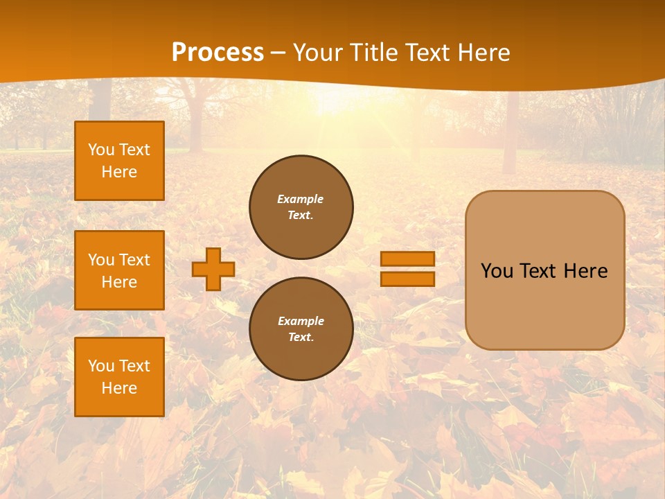 Landscape Autumn Yellow PowerPoint Template