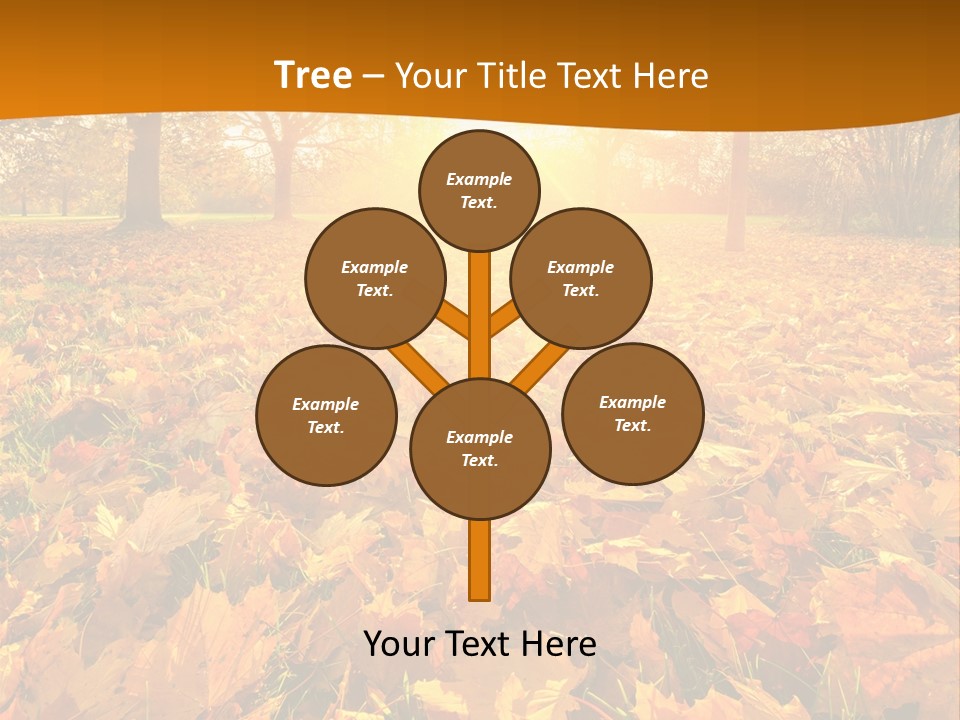 Landscape Autumn Yellow PowerPoint Template