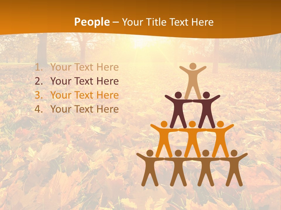 Landscape Autumn Yellow PowerPoint Template