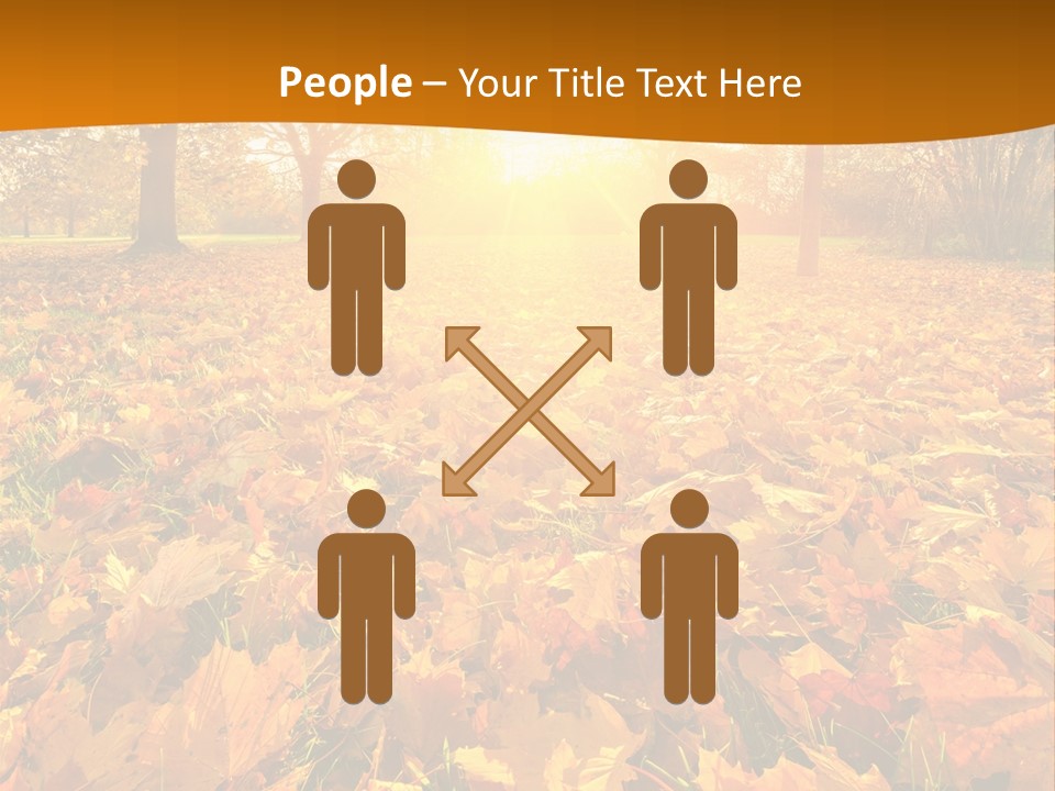 Landscape Autumn Yellow PowerPoint Template