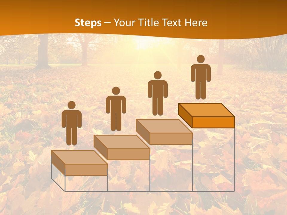 Landscape Autumn Yellow PowerPoint Template