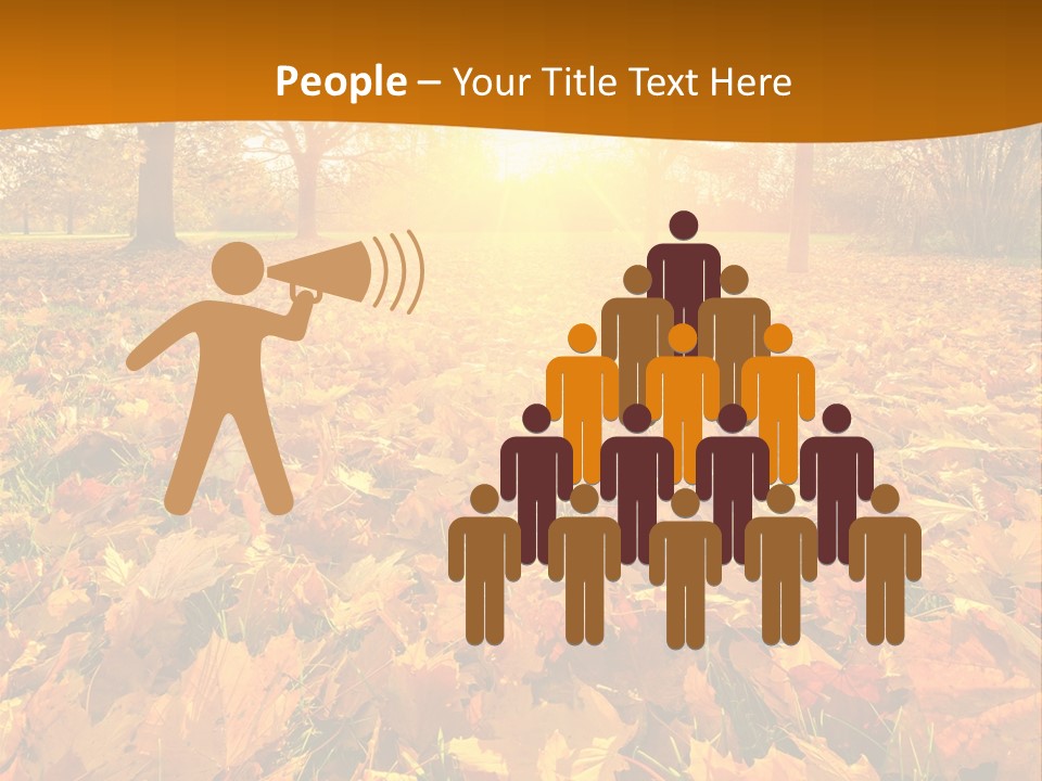 Landscape Autumn Yellow PowerPoint Template