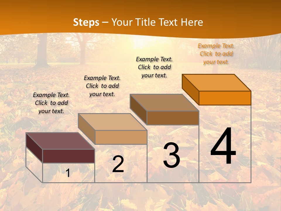 Landscape Autumn Yellow PowerPoint Template