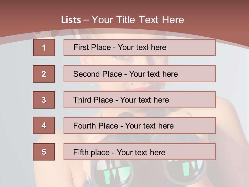 Sexy Makeup  PowerPoint Template
