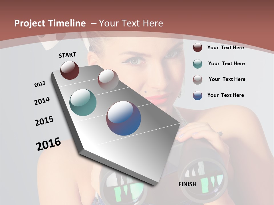 Sexy Makeup  PowerPoint Template