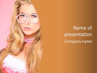 Sexy Cosmetics Pretty PowerPoint Template