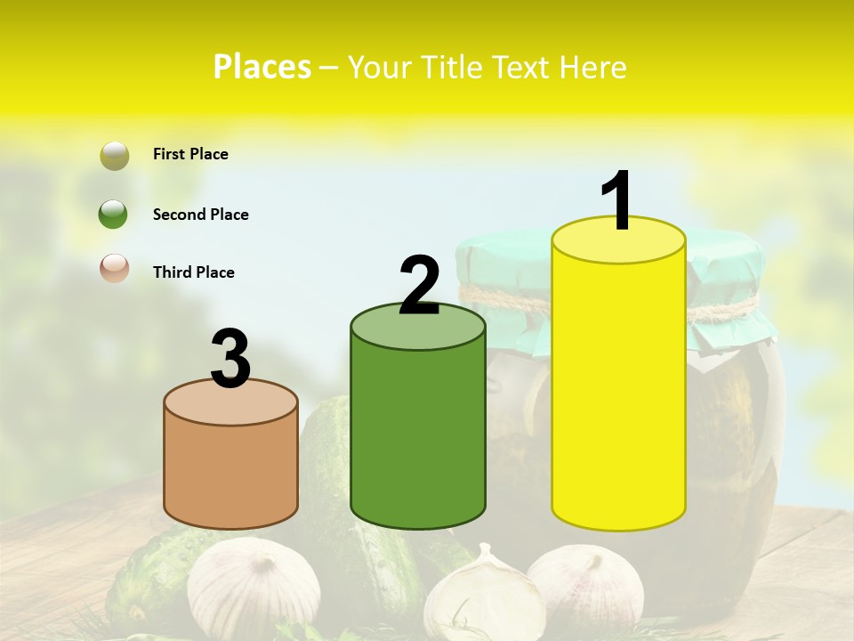 Macro Condiment Kitchen PowerPoint Template