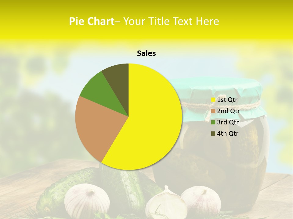 Macro Condiment Kitchen PowerPoint Template