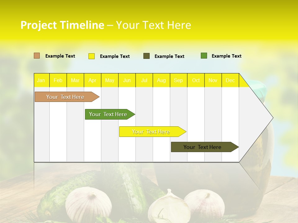 Macro Condiment Kitchen PowerPoint Template