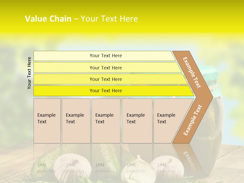Macro Condiment Kitchen PowerPoint Template