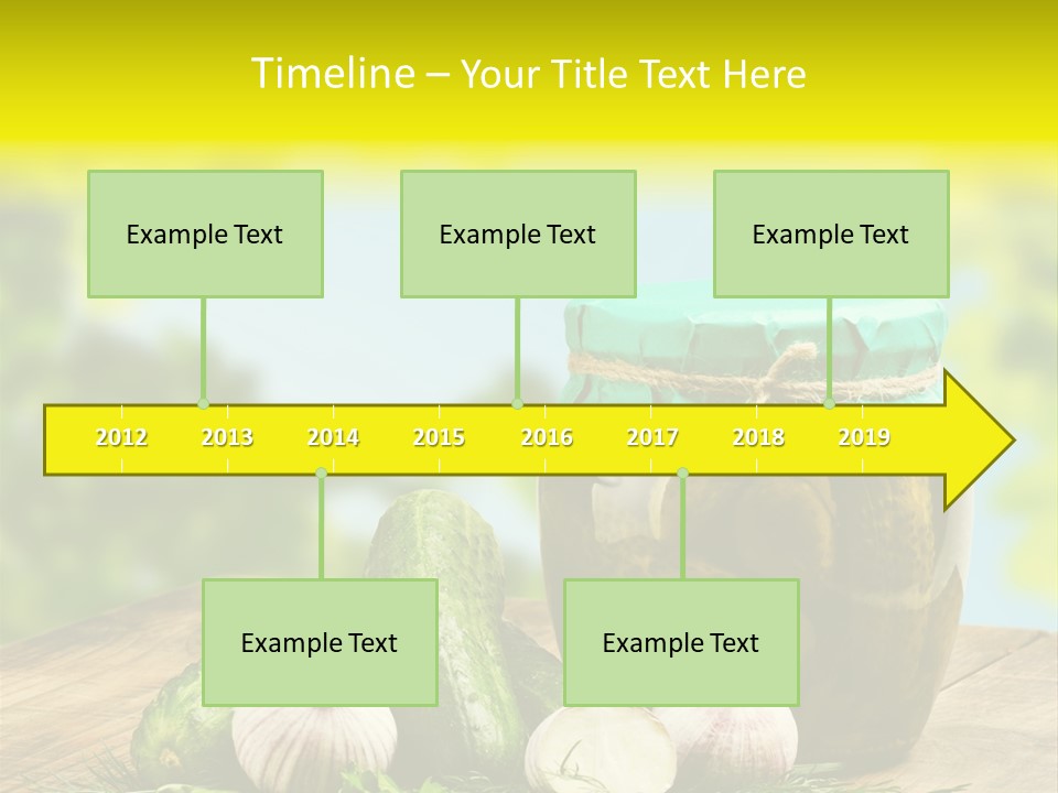 Macro Condiment Kitchen PowerPoint Template
