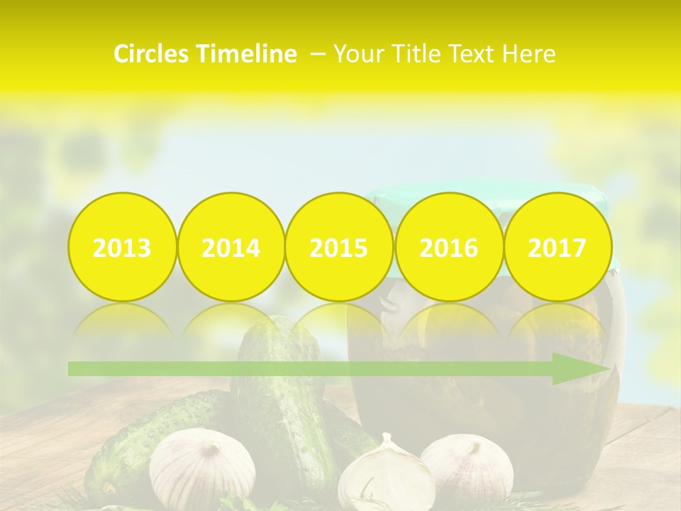 Macro Condiment Kitchen PowerPoint Template