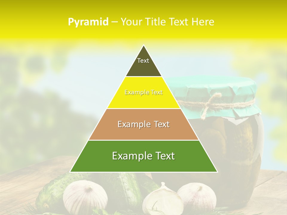 Macro Condiment Kitchen PowerPoint Template