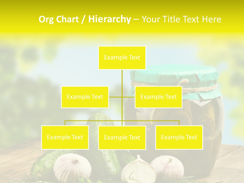 Macro Condiment Kitchen PowerPoint Template