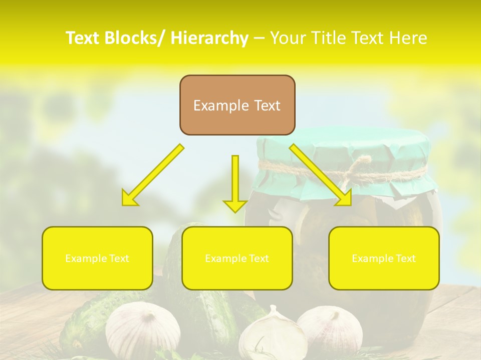 Macro Condiment Kitchen PowerPoint Template