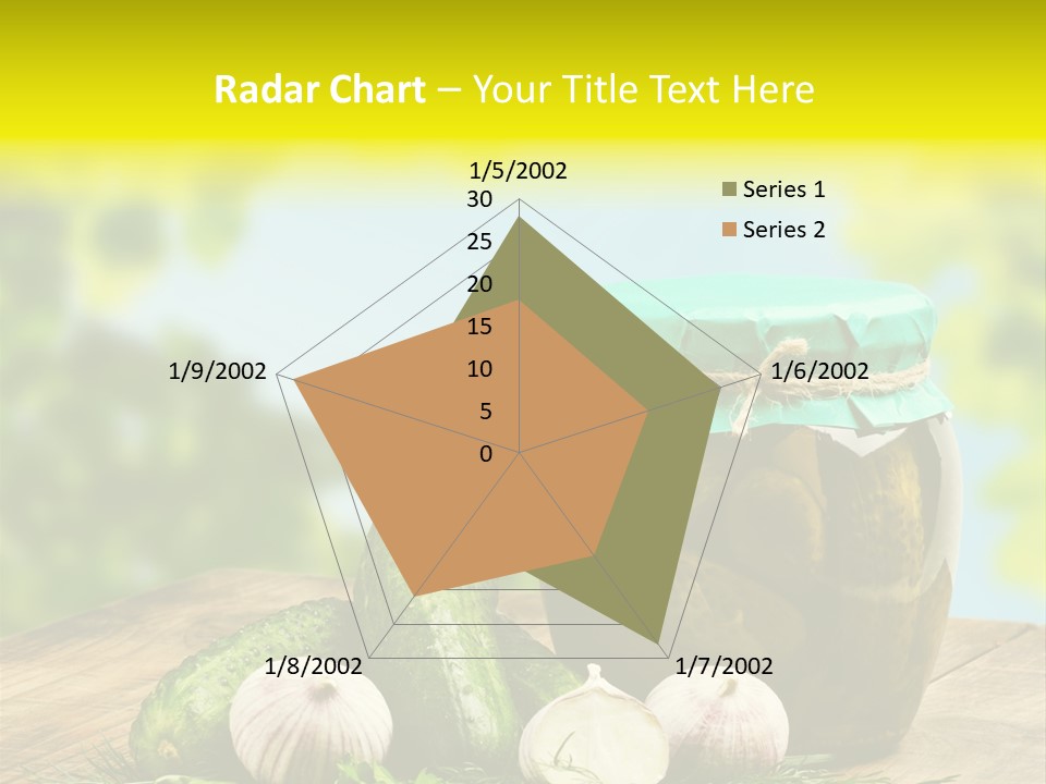 Macro Condiment Kitchen PowerPoint Template